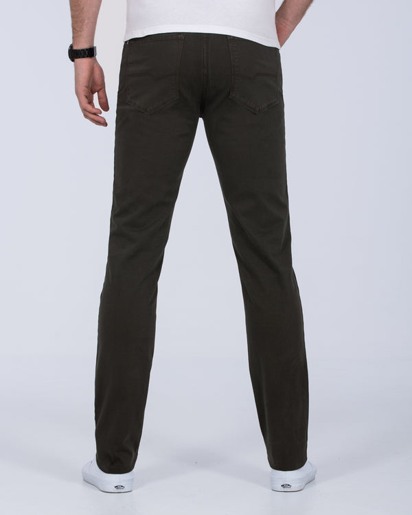 Redpoint Milton Slim Fit Tall Jeans (dark olive)