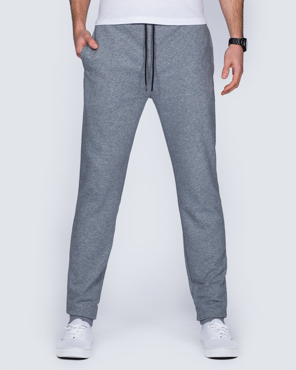 2t Riley Slim Fit Extra Long Tall Mens Joggers 36 38 inseam (charcoal) | Tall Mens Clothing