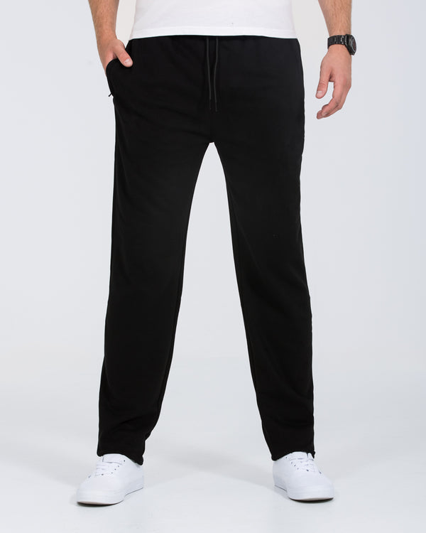 2t Joe Regular Fit Open Hem Tall Joggers (black)