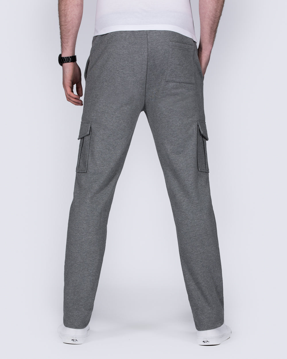 2t Hugo Slim Fit Tall Cargo Joggers (charcoal)