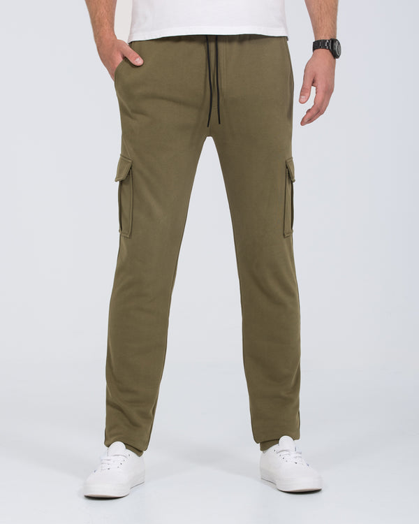 2t Hugo Slim Fit Tall Cargo Joggers (khaki)