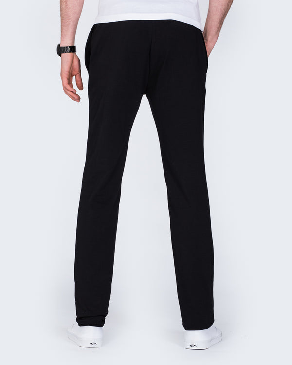 2t Slim Fit Open Hem Tall Joggers (black)