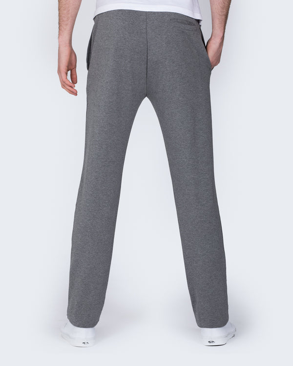 2t Slim Fit Open Hem Tall Joggers (charcoal)