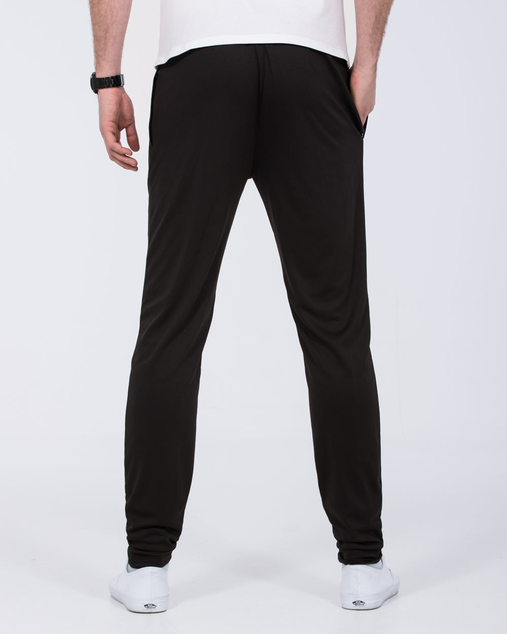 最終値下ハチヤーズ8YARDS Ribbed Joggers 2XL Black 2t Gabriel Slim Fit Extra Long Tall Mens Open Hem Training