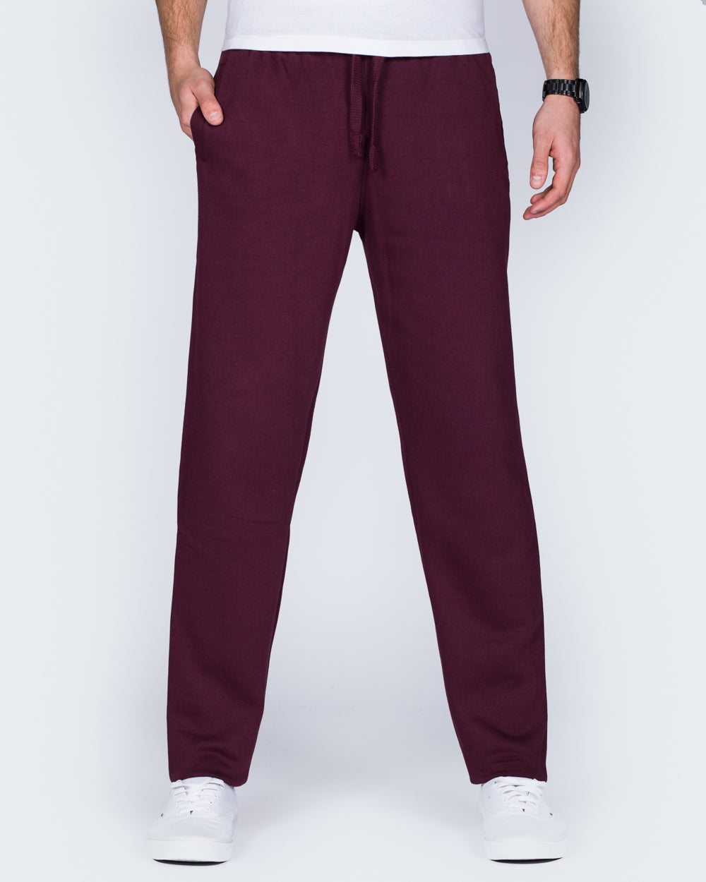 2t Regular Fit Tall Mens 36 38 Inch Inseam Sweat Pants burgundy Tall Mens Clothing 2tall