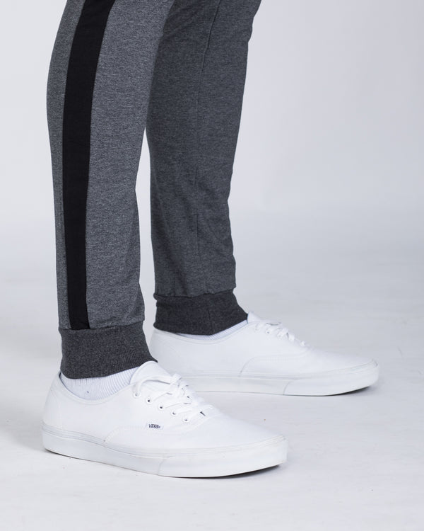 2t Stripe Slim Fit Tall Sweat Pants (charcoal)