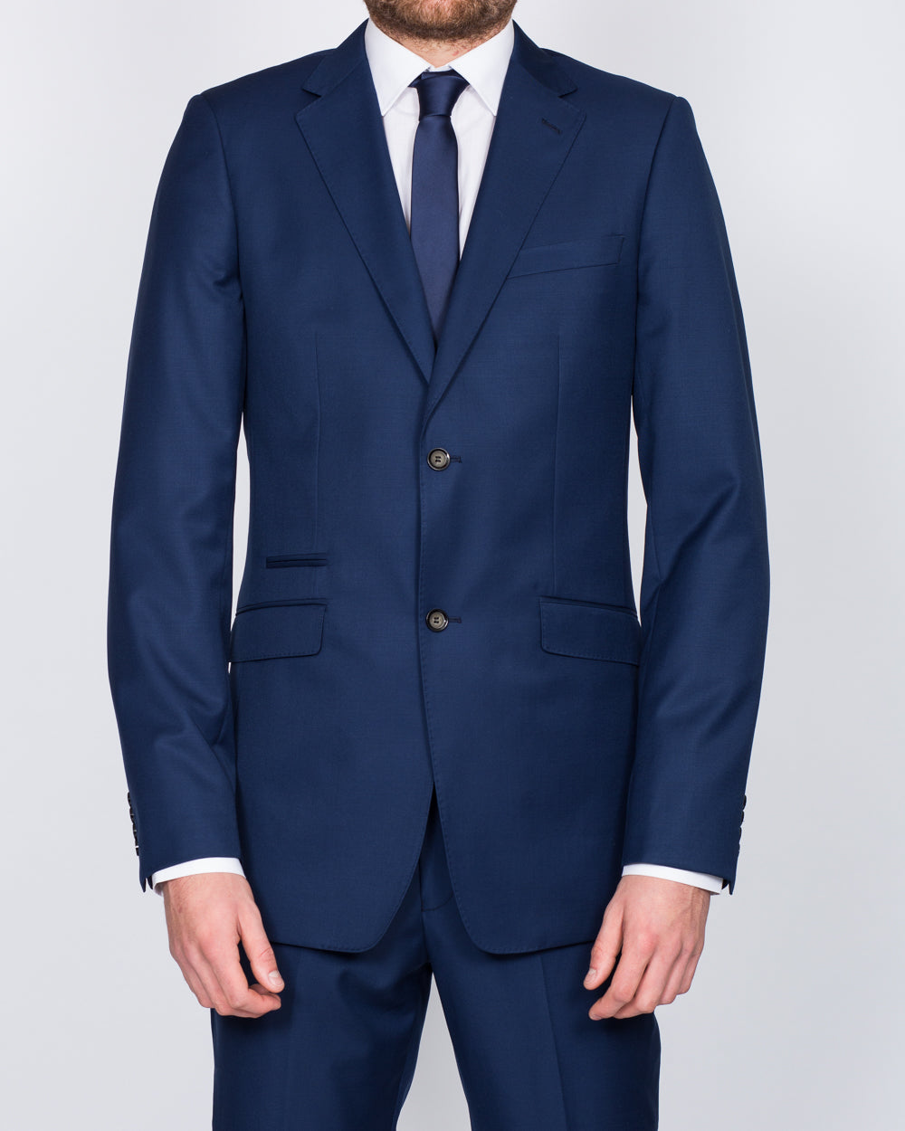 Skopes Slim Fit Wool Tall Suit Jacket (royale blue)