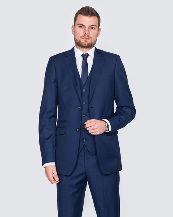 Skopes Slim Fit Wool Tall Suit (royale blue)