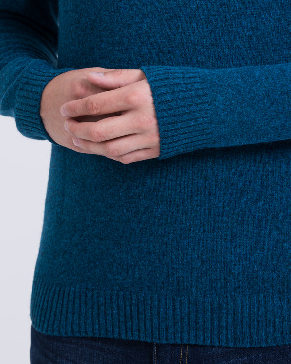 2t Tall Lambswool V-Neck Jumper (mallard)