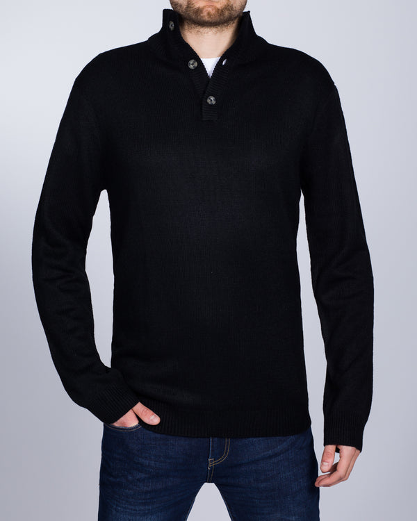 2t Tall 3 Button Jumper (black)