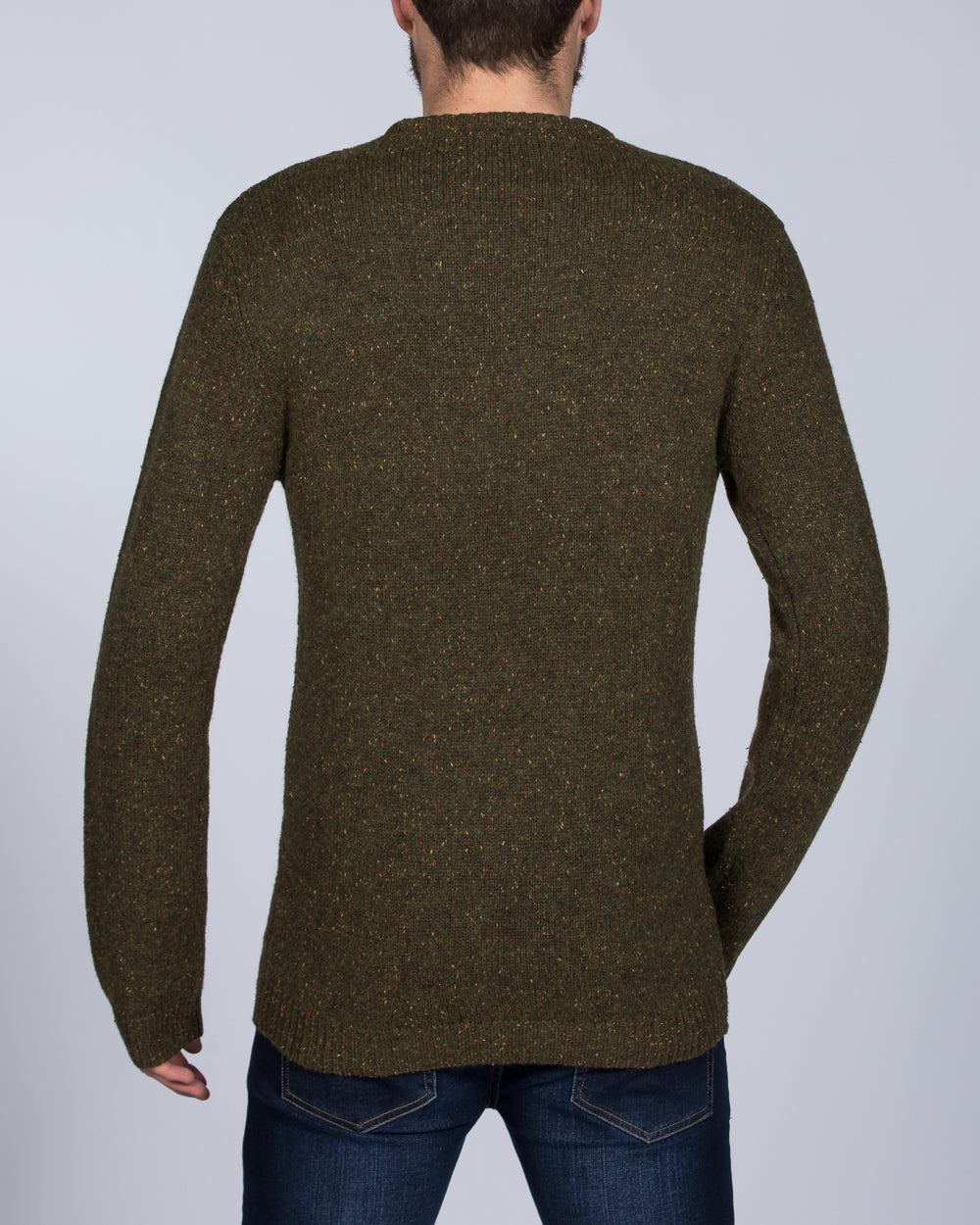 2t Lambswool Cable Knit Tall Jumper (moss)