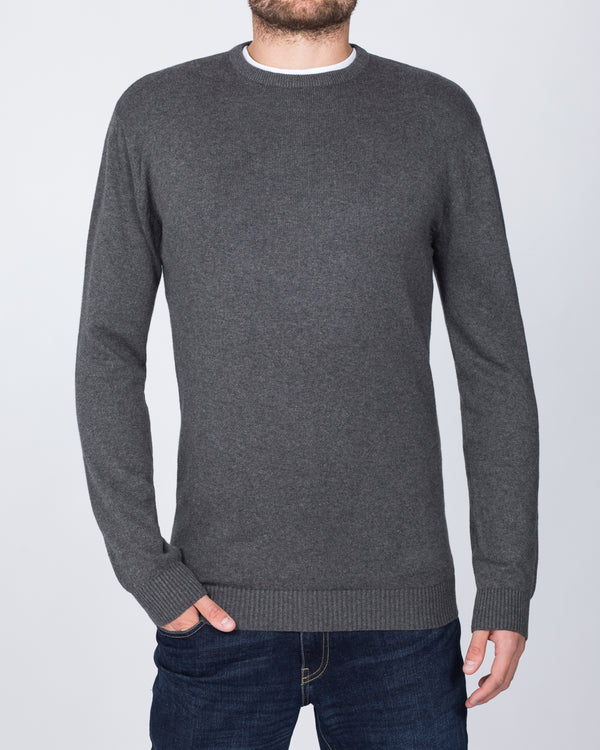 2t Cotton Crew Neck Jumper (charcoal)