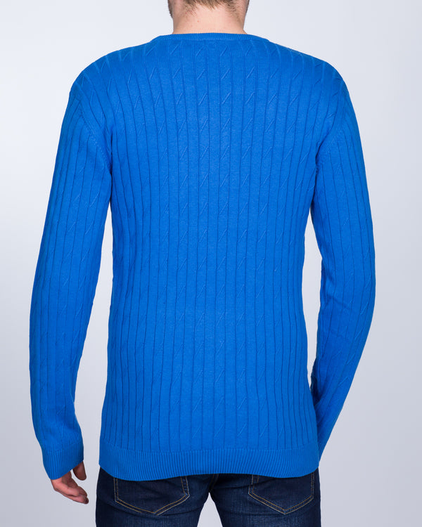 2t Summer Crew Neck Tall Jumper (blue)