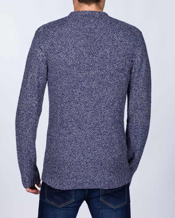 2t Aran Cable Crew Neck Jumper (navy)