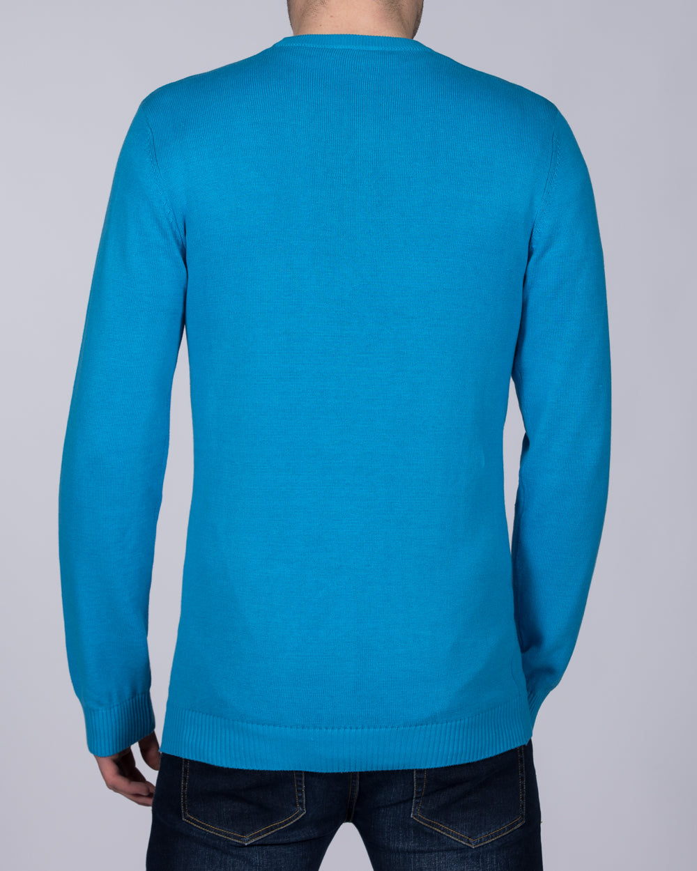 2t Cotton Crew Tall Jumper (turquoise)