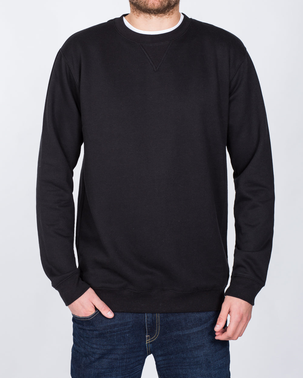 2t Tall Boxy Fit Sweatshirt (black)