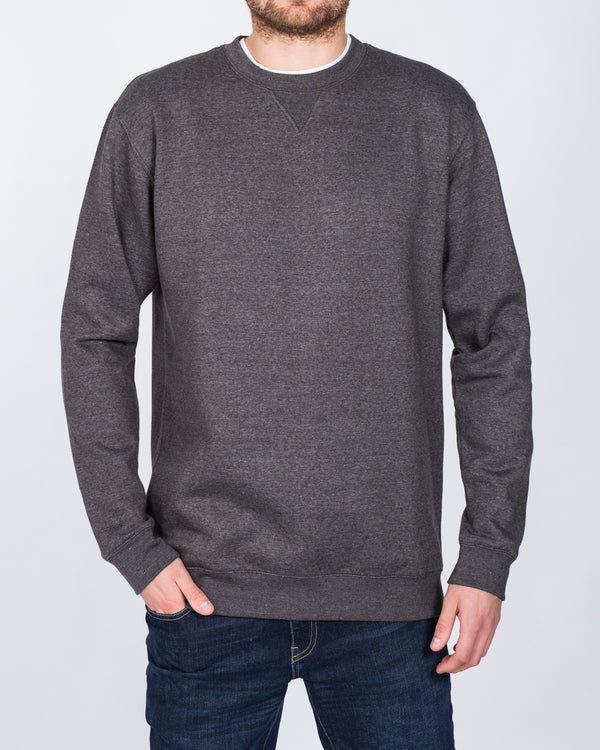 2t Tall Boxy Fit Sweatshirt (charcoal)