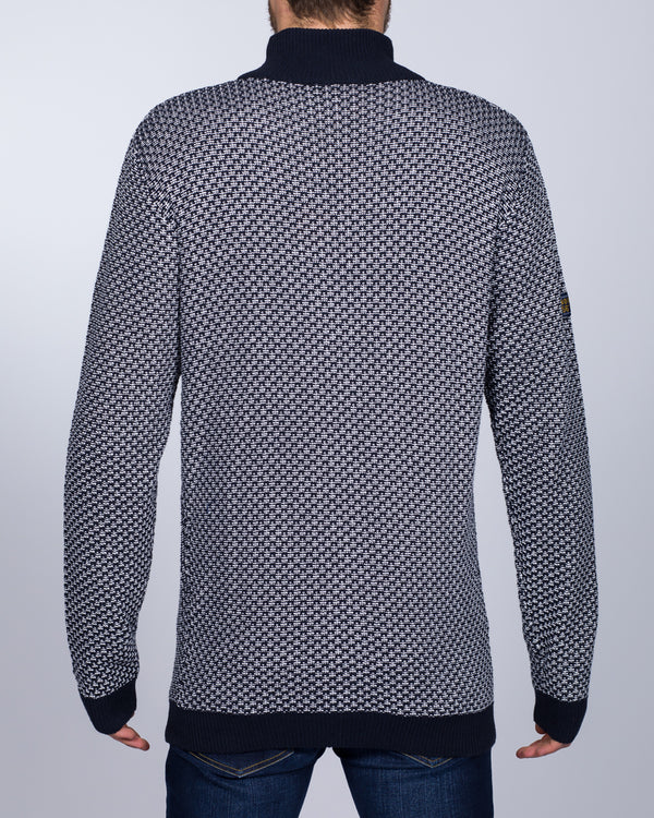 North 56 Tall Quarter Zip Jumper (navy)