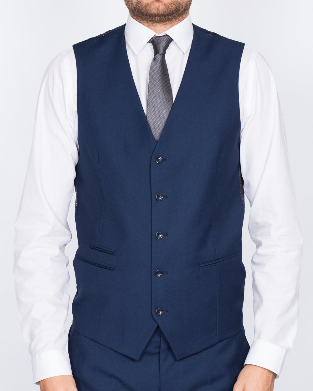 Skopes Slim Fit Tall Suit Waistcoat (royale blue)