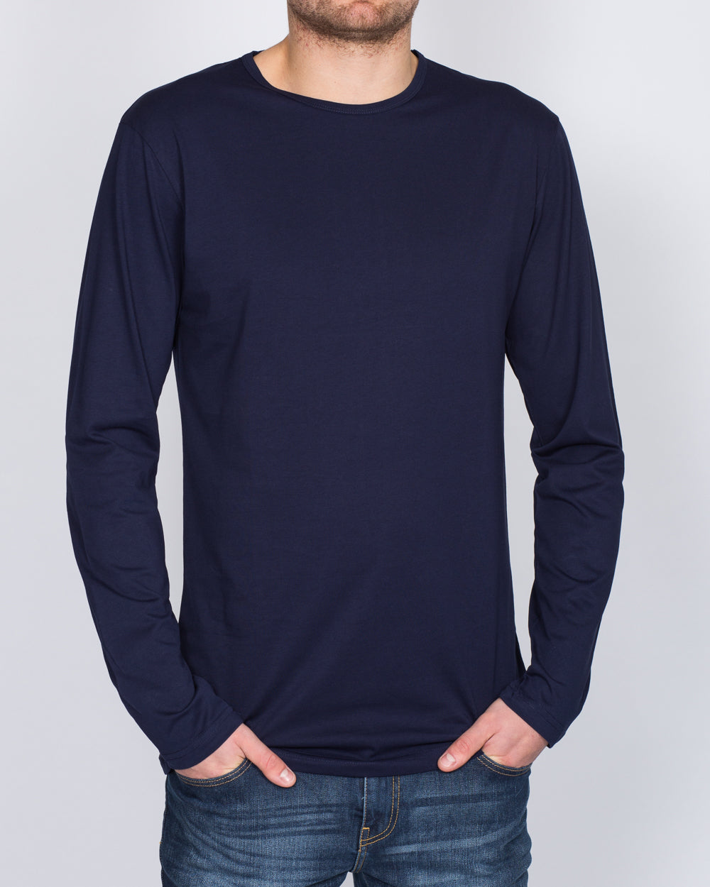 2t Long Sleeve Tall T-Shirt (dark blue)