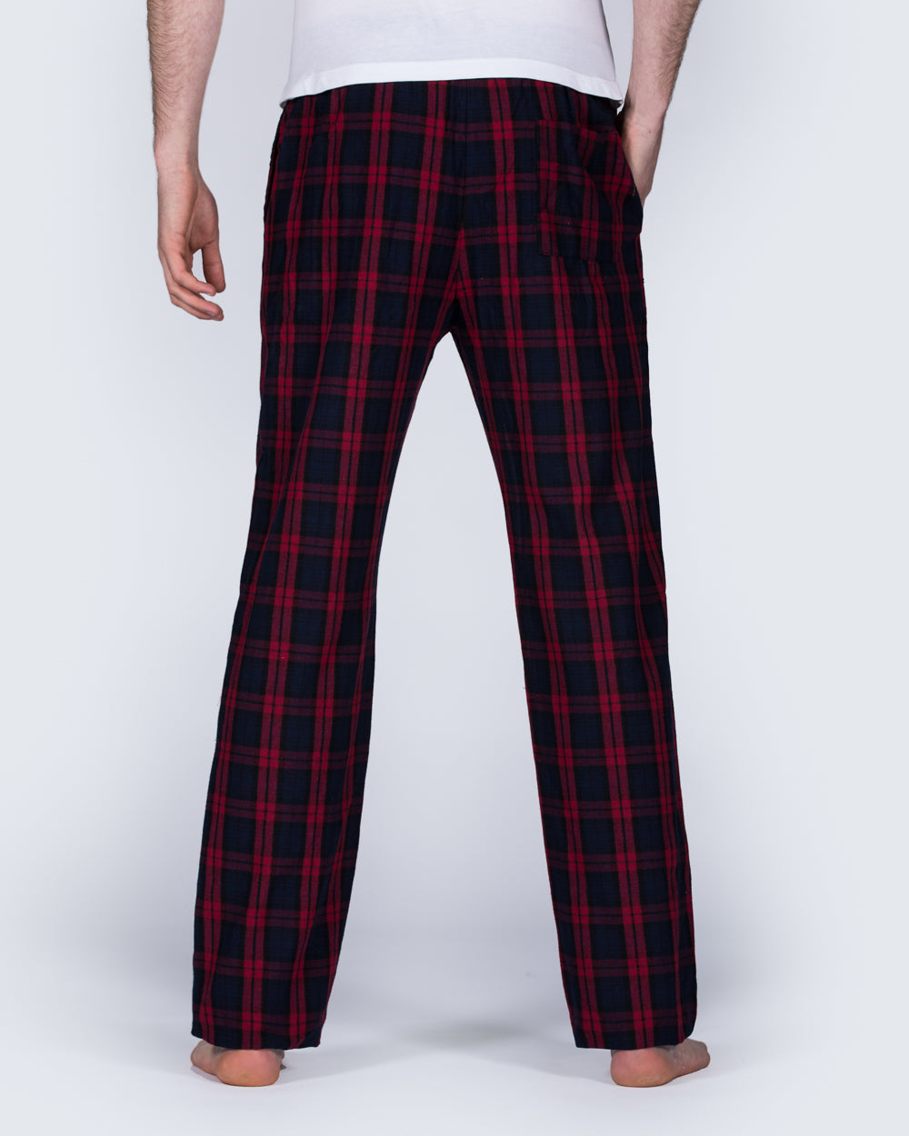 2t Tall Regular Fit Pyjama Bottoms (red pattern)