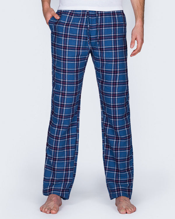 2t Tall Regular Fit Pyjama Bottoms (blue)