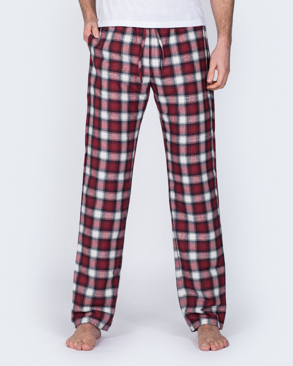 2t Tall Regular Fit Pyjama Bottoms (berry)