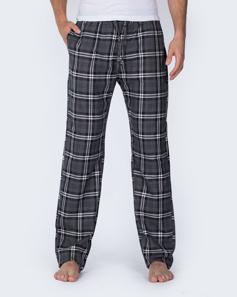 2t Tall Regular Fit Pyjama Bottoms (grey)