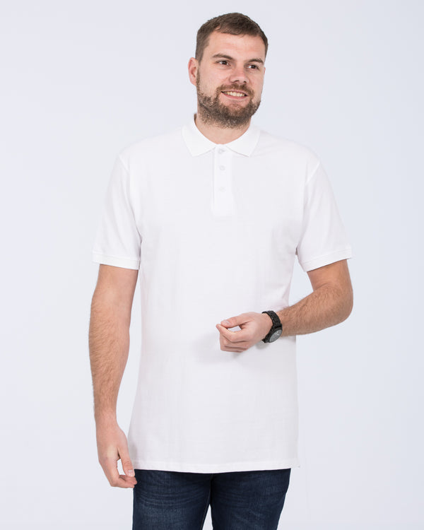 2t Regular Fit Tall Polo Shirt (white)