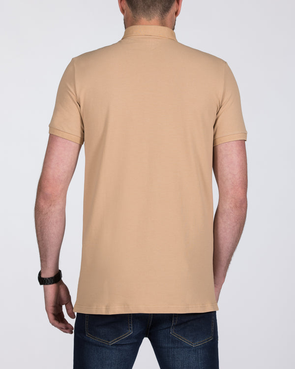 2t Jack Slim Fit Tall Polo Shirt (camel brown)