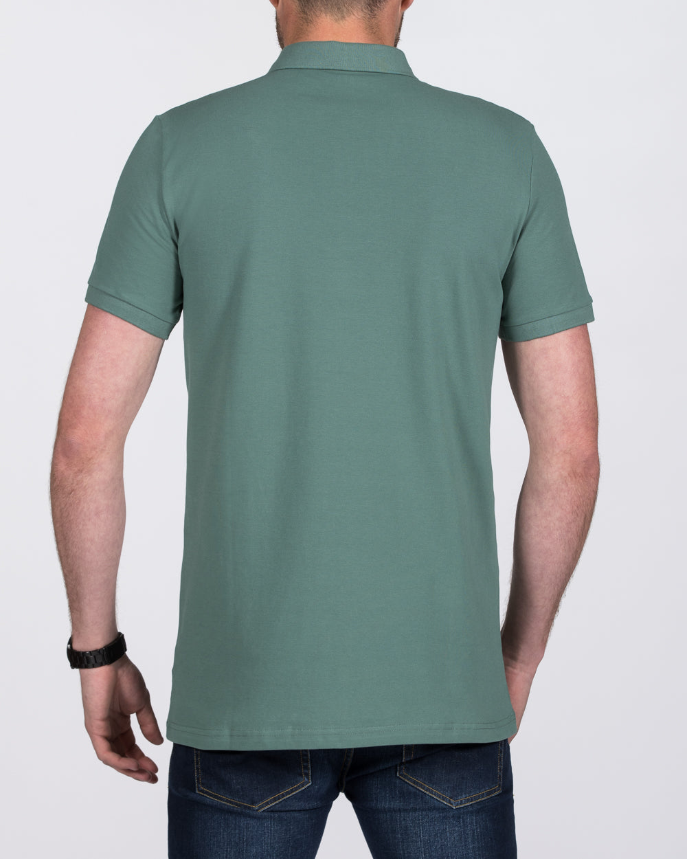2t Slim Fit Tall Polo Shirt (mid green)