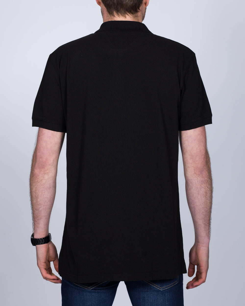 2t Regular Fit Tall Polo Shirt (black)