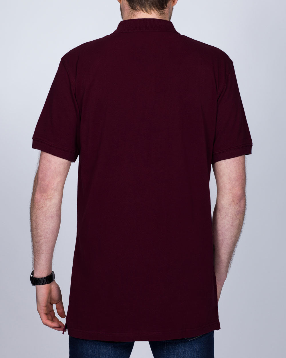 2t Regular Fit Tall Polo Shirt (burgundy)