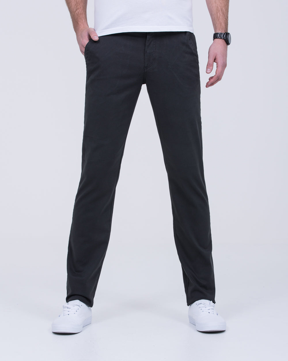 Redpoint Odessa Slim Fit Tall Chinos (patterned grey)