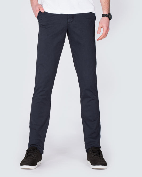 Redpoint Oakland Brushed Cotton Chinos (navy)