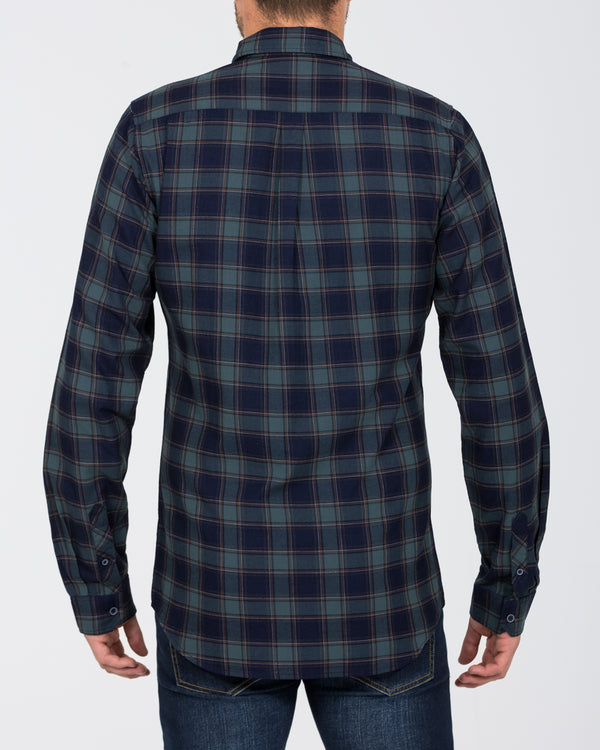 2t Slim Fit Long Sleeve Tall Shirt (teal)