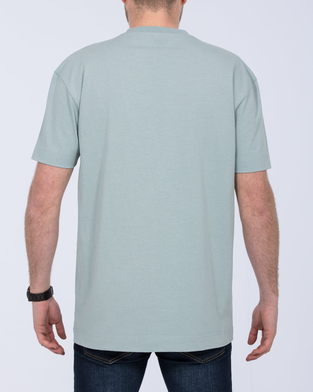 2t Bruno Tall Oversized T-Shirt (dusky blue)