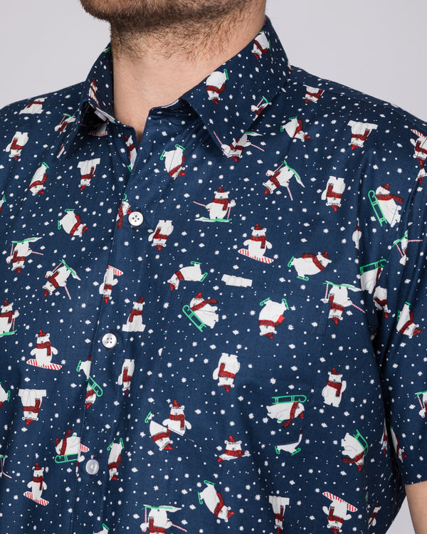 2t Short Sleeve Tall Christmas Shirt