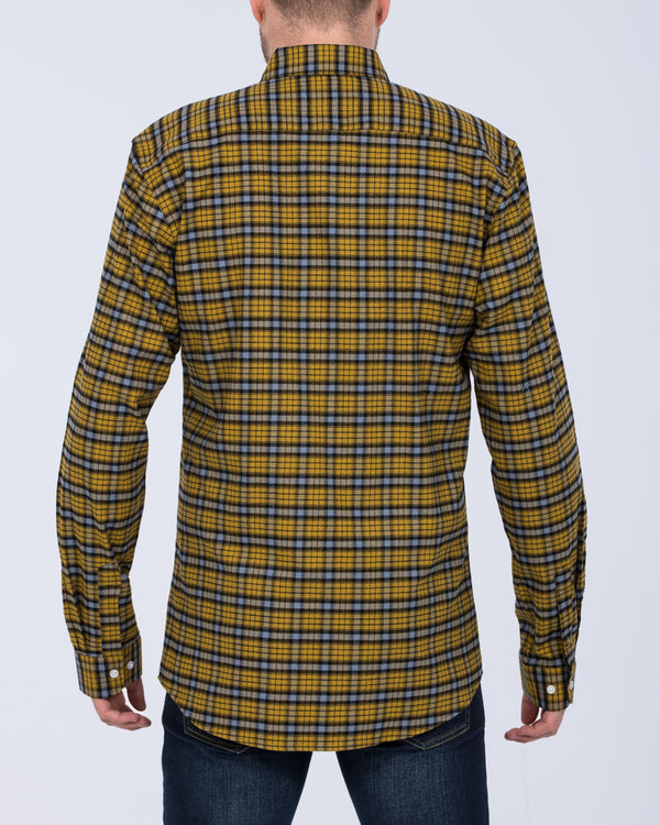 2t Regular Fit Long Sleeve Tall Shirt (yellow check)