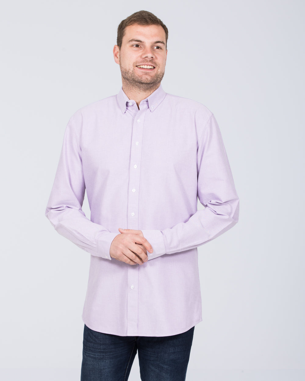 2t Regular Fit Long Sleeve Tall Shirt (lilac)