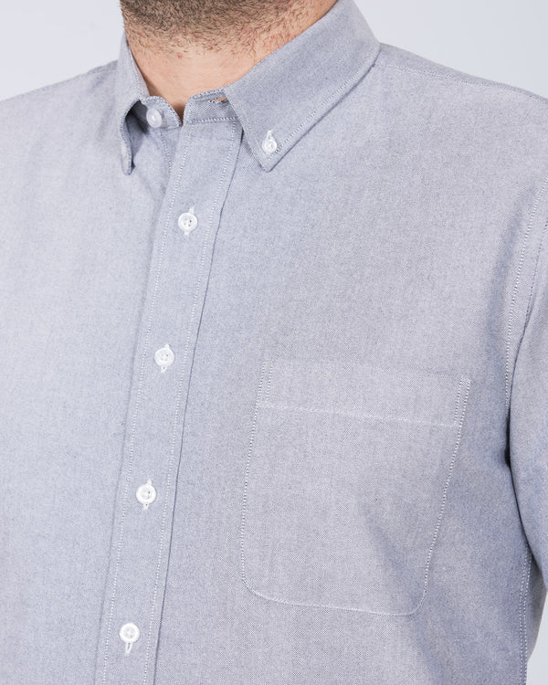 2t Slim Fit Long Sleeve Tall Shirt (mid grey)