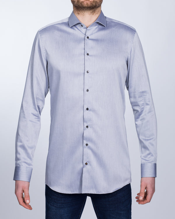 Eterna Slim Fit Tall Shirt (light grey)