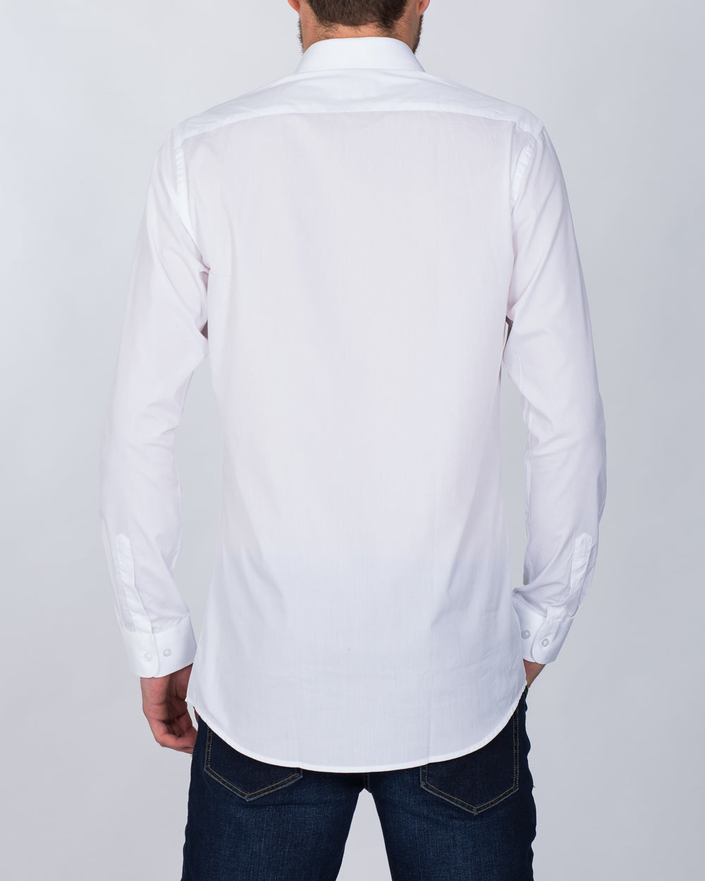 2t Essentials Slim Fit Tall Shirt (white)
