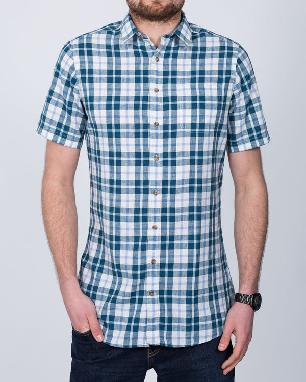 2t Short Sleeve Tall Shirt (aqua)