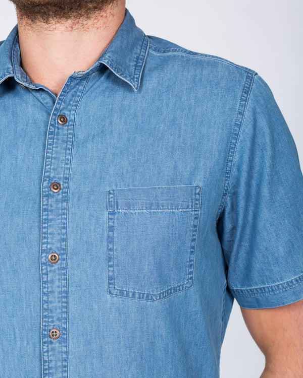 2t Short Sleeve Tall Shirt (denim)