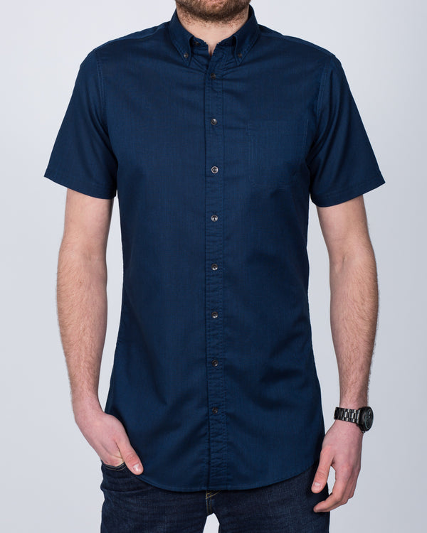 2t Short Sleeve Tall Shirt (indigo)