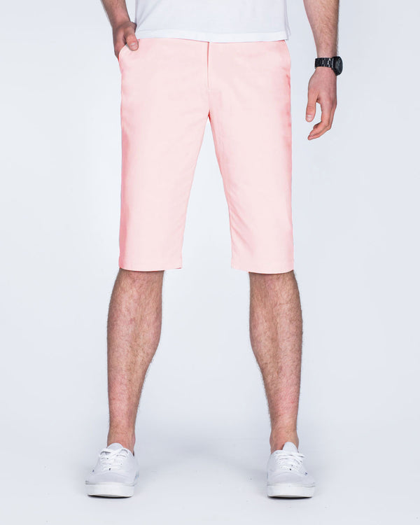 2t Alex Tall Slim Fit Chino Shorts (pink)