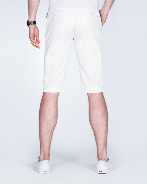 2t Alex Tall Chino Shorts (white)