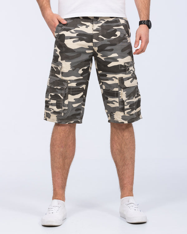 2t Tall Cargo Camo Shorts (charcoal)