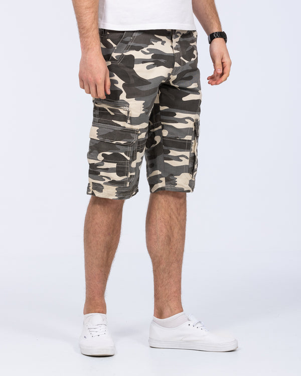 2t Tall Cargo Camo Shorts (charcoal)